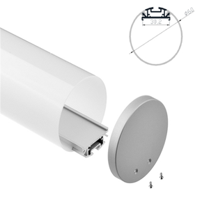 30毫米60毫米120毫米直径与PC扩散盖发光二极管条灯悬挂圆形铝散热器发光二极管型材 - Product Image 3