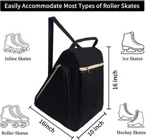 <span class=keywords><strong>Bolsa</strong></span> de Lona Personalizable <span class=keywords><strong>para</strong></span> <span class=keywords><strong>Patines</strong></span>, con Correa de Hombro Ajustable, Gran Capacidad, Transpirable, <span class=keywords><strong>para</strong></span> Patinaje sobre Hielo e en Línea, Unisex, <span class=keywords><strong>para</strong></span> Adultos - Product Image 3