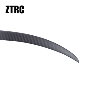 Aileron de coffre arrière en fibre de carbone véritable mate style OE pour Model 3 2017-2023 - Product Image 6