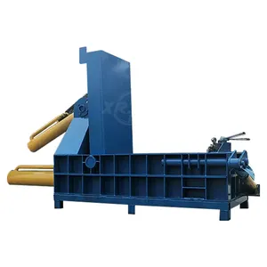 cans iron steel copper manual scrap press machine scrap metal balers