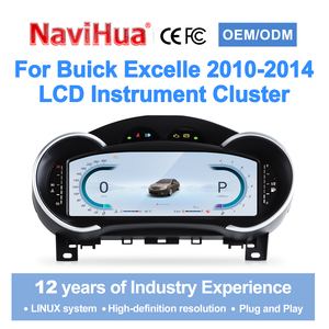 หน้าปัดดิจิตอลรถยนต์ Navihua รุ่นใหม่ อัปเกรดระบบ Linux รองรับ Carplay สำหรับ Buick Excelle ปี 2010-2014 จอ LCD แสดงผลอัตโนมัติ - Product Image 1