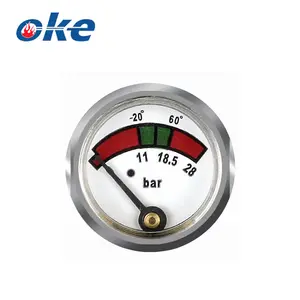 Okefire Nhà Sản Xuất Bán Đồng Hồ Đo Áp Suất Màng 23Mm Chất Lượng Cho Bình Chữa Cháy