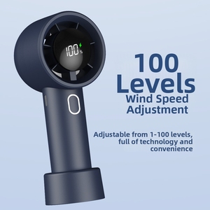 Portable Bladeless <b>Mini</b> Fan Usb <b>Desk</b> with Digital Display for Home Office Car Travel Personal Use Bulk Order Supplier 221 - Product Image 6