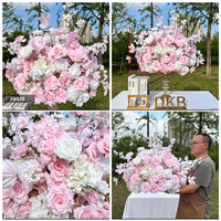 Fábrica de Flores Artificiales DKB, Venta al por Mayor de Rosas de Seda Artificiales para Decoración de Bodas, Centros de Mesa para Bodas, Bolas de Flores Rosadas