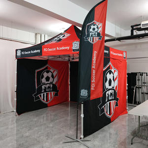 Soleil personnalisé pliant imprimé Portable Pop up tente auvent extérieur <span class=keywords><strong>rouge</strong></span> 10x10 pliant fête auvent spectacle tente - Product Image 6