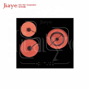 Cocina infrarroja de cerámica de vidrio templado con 3 quemadores, placas de cocina eléctricas integradas para cocina, estufa OEM con Control táctil - Product Image 2