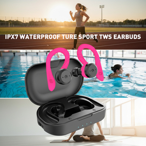 หูฟังไร้สายแบบ TWS รุ่นปี 2026 <span class=keywords><strong>BT</strong></span> 5.3 คุณภาพเสียง HiFi ชิปเซ็ต JL แบบใส่ในหู กันน้ำ IPX7 พร้อมที่เกี่ยวหูแบบ Bone Conduction สำหรับเล่นกีฬา - Product Image 2