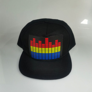 Hengxuan không dây đa chức năng Neon Glow <span class=keywords><strong>EL</strong></span> cap tùy chỉnh âm thanh kích hoạt ánh sáng lên <span class=keywords><strong>EL</strong></span> Bảng điều chỉnh hat cho Đảng - Product Image 5