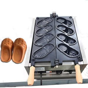 Trous antiadhésifs gaufre en forme de chaussure faisant la Machine gaz chauffage électrique chaussures commerciales forme gaufrier - Product Image 6