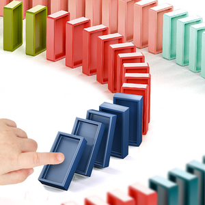 <span class=keywords><strong>Internet</strong></span> célébrité <span class=keywords><strong>dominos</strong></span> amusant livraison automatique train électrique jouets éducatifs pour enfants - Product Image 5