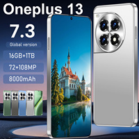 Smartphone OnePlus 13 5G en gros, 16 Go + 1 To de mémoire, processeur Deca Core, écran HD 7,3 pouces, appareil photo 108 MP, double SIM