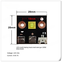 Module de PCB à base de cuivre pour éclairage de scène LED 30W/60W/80W/100W/200W, piste de danse, discothèque, CRI élevé 90, DC 12V