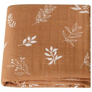 Couverture d'emmaillotage en mousseline de <span class=keywords><strong>coton</strong></span> et de bambou soyeux et doux <span class=keywords><strong>pas</strong></span> <span class=keywords><strong>cher</strong></span> 120*120 cm Serviette d'emmaillotage pour bébé - Product Image 5