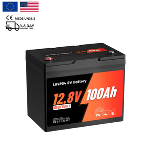 Esg Us Voorraad Lifepo4 Batterij Pack 12.8V/25.6V 100ah 200ah Smart Bms 6000 Cycli Oplaadbare Lithium Batterij Pak Abs Geval - Product Image 2