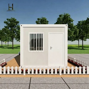 Casa Contenedor Modular Prefabricada Moderna de 20 pies/40 pies, Impermeable, para Playa, Oficina, Villa, Hospital, Zhonghuan, Habitable, 6000 mm (L) x 300 mm - Product Image 1