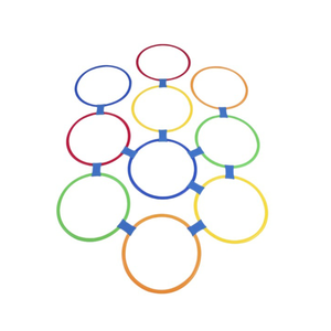 Attrezzatura Sensoriale in Plastica per l'Allenamento, Anelli per Gioco della Scacchiera, Gioco a Griglia per Esercizio Fisico Indoor per Bambini, per Asili e Aree Ricreative - Product Image 5
