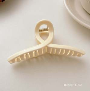 Pinza de Pelo Grande de Alta Gama con Perlas, Estilo Temperament, para Verano, Tipo Tiburón - Product Image 5