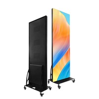 Écran LED publicitaire pour événements, affichage HD P1.86, portable pour stand publicitaire de salon professionnel