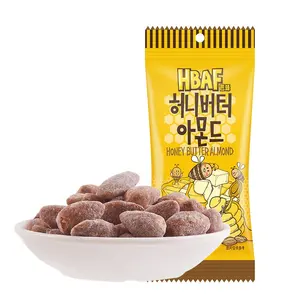 Best Verkopende Originele Koreaanse Honingboter Geroosterde Amandelpitnoten Perfecte Naschoolse Feestsnacks Voor Kinderen