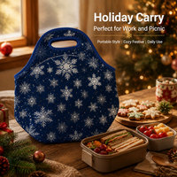 Sac à déjeuner personnalisé en néoprène, isotherme, imperméable, avec logo, sac isotherme personnalisé, sac de transport, travail, école, pique-nique, voyage, portable