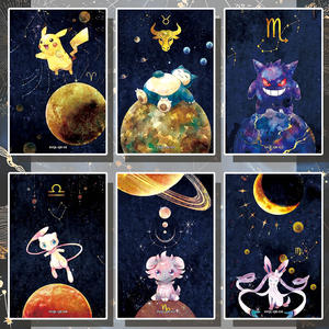 Nouvel Arrivage : Art de Bande Dessinée <span class=keywords><strong>Pokémon</strong></span>, Tableau d'Art Fan Art <span class=keywords><strong>Lugia</strong></span>, Affiche Décorative, Boîte de Boosters, Cartes à Collectionner, Cadeau - Product Image 3