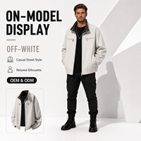 Veste en cuir pour homme avec logo personnalisé, en daim, en peau de cheval, longue, décontractée, fermeture éclair, veste en cuir d'hiver pour homme