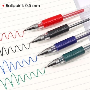 Foska plastica ufficio nero blu rosso verde <span class=keywords><strong>Gel</strong></span> penna Set 0.5mm studenti <span class=keywords><strong>Gel</strong></span> inchiostro <span class=keywords><strong>penne</strong></span> per la scuola - Product Image 3