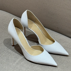 Chaussures à talons aiguilles scintillantes pour femmes, en tissu brillant, confortables, pour mariages, fêtes et occasions formelles - Product Image 3