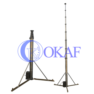 Okaf điện Kính thiên văn mast di động ánh sáng tháp ăng ten cực DC12V 6M Kính thiên văn tháp - Product Image 5