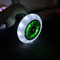 Roues de rechange pour patins à roulettes LED clignotantes, auto-alimentées, en PU 82A, 100*24mm, pour extérieur, personnalisables