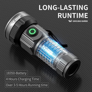 สไมล์ลิ่ง ชาร์ค M60 ไฟฉาย LED แบบชาร์จไฟได้สำหรับใช้งานกลางแจ้ง - Product Image 3