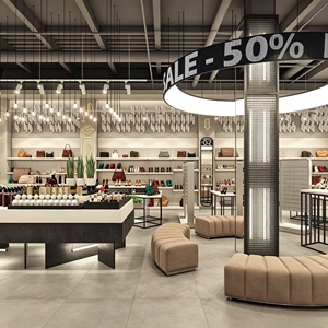 Meuble de présentation pour magasin de chaussures, vitrine sur mesure pour sacs de luxe pour femmes, présentoir de magasin, armoire de décoration et de rénovation pour magasin - Product Image 2