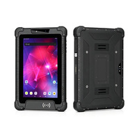 UTAB T89 Tablet Android Tangguh 8 Inci dengan Port USB, IP65, NFC, dan Pembaca Sidik Jari