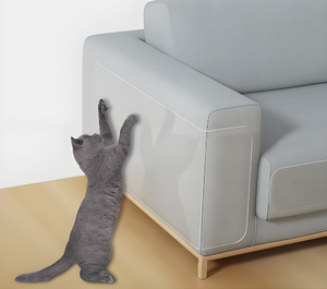 Resistente all'usura PVC autoadesivo per divano antigraffio trasparente adesivo protettivo Anti-gatto artefatto artefatto per mobili gatto - Product Image 4