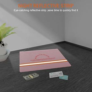 CUSTOM Security Storage <b>Bag</b> with Zipper Closure Waterproof and Fireproof for Cash and Passport Organizer Filing - Product Image 4