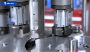 Automatische Ronde Sausafvul- en Verpakkingsmachine - Apparatuur voor het vullen en afsluiten van potten voor voedsel - Product Image 4