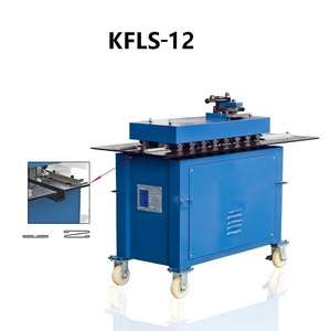 Máquina formadora de cerraduras tipo S APCOM KFLS-12 Pittsburgh, máquina dobladora de costuras para conductos HVAC de 0.5-1.2 mm en venta - Product Image 6