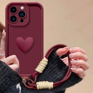 <span class=keywords><strong>Coque</strong></span> de téléphone 3D en forme de cœur A55 avec <span class=keywords><strong>cordon</strong></span>, protection intégrale A56 5G, antichoc et mate pour S26Ultra/S25FEE/S24 - Product Image 5
