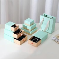 Boîte à bijoux rigide recyclable avec logo personnalisé du fabricant, doublure en éponge pour lunettes, montres, emballage cadeau, estampage à chaud en feuille d'or, mariage