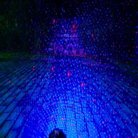 Lumières laser de jardin extérieures à mouvement de luciole RGB à haute luminosité 700 MW pour les décorations de parcs, de jardins, de maisons dans les arbres