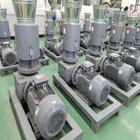 Presse à granulés de bois industrielle avec moteur 7,5 kW, machine à granulés à haut rendement, ligne de fabrication de granulés de sciure de bois, prix