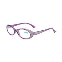 Mode belle PC cadre ovale lumière bleue bloquant la presbytie unisexe hommes femmes lunettes correctives lunettes de lecture