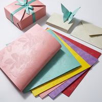 Papier gaufré coloré 787x1092mm 120gsm, format personnalisé, usine chinoise, papier texturé spécial, vente en gros