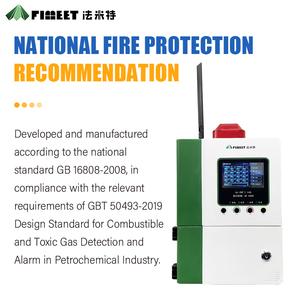 工業用固定式高精度メタンCO可燃性有毒ガス粉塵濃度オンライン監視システム音声警報 - Product Image 4