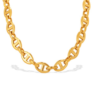 Ensemble de chaînes de corps géométriques en alliage de zinc, unisexe, pour usage quotidien, design nez de cochon, bijoux de mode multicolores - Product Image 5