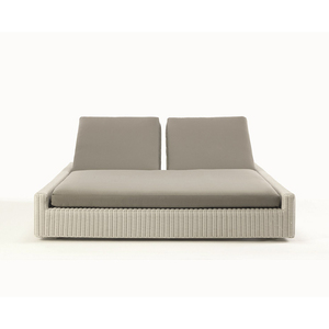 Canapé-lit d'extérieur en aluminium avec rotin Meuble de patio de plage pour hôtel villa pour bronzer sur <span class=keywords><strong>transat</strong></span> Pont pour <span class=keywords><strong>transat</strong></span> Lit - Product Image 4