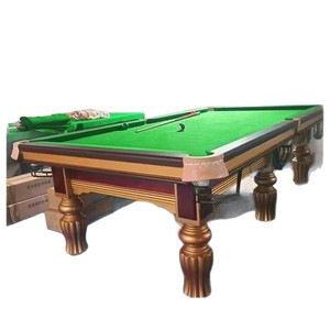 American Pool Table Pine Frame Metal Legs Durable Medium Size For Indoor Use - Product Image 2