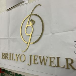 Papan Nama Bisnis Salon kecantikan, tanda Logo potongan Laser kustom tanda bisnis 3D besar untuk dinding - Product Image 6