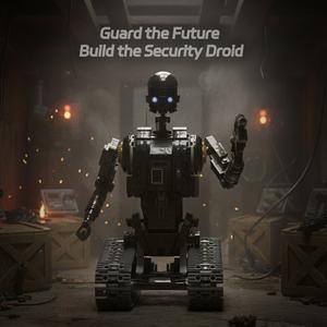 New Product Security Droid Building Blocks <b>Toy</b> with Glowing Eyes Movable Joints and Tracks for Kids and Collectors OEM Wholesale - Product Image 1