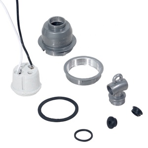 ซ็อกเก็ตโคมไฟหล่ออะลูมิเนียมกันน้ำกลางแจ้ง E27 E40ที่อยู่อาศัยพร้อมที่แขวนกลางแจ้งทนต่อสภาพอากาศทำจากเซรามิก - Product Image 2